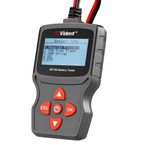 Nuovo Vident iBT100 12V Analizzatore di Batteria per Allagato / Piastra Piana AGM / Spirale AGM / GEL Batterie