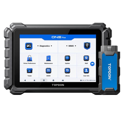 (2 Years Update)TOPDON ONE PLUS Professional 10.1" Automotive Diagnostic Tool Supports Hidden Functions Activation, 50+ Maintenance Functions