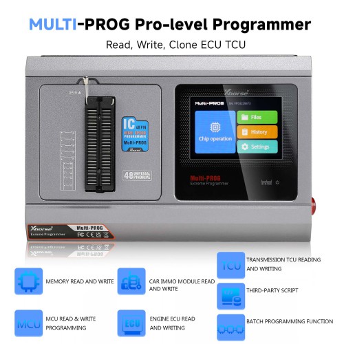 95% Nuovo Seconda Mano-XHORSE Multi Prog Multi-prog ECU TCU Gearbox Programmatore Aggiornata Versione di VVDI Prog Spedizione Gratuita
