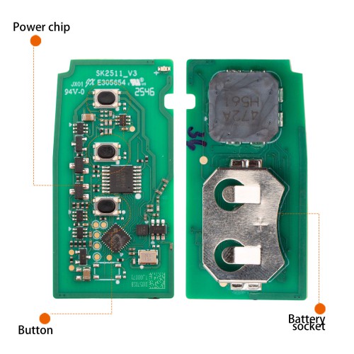 AUTEL IKEYTY003BL Remote Key 3 Buttons for Toyota 4D&8A