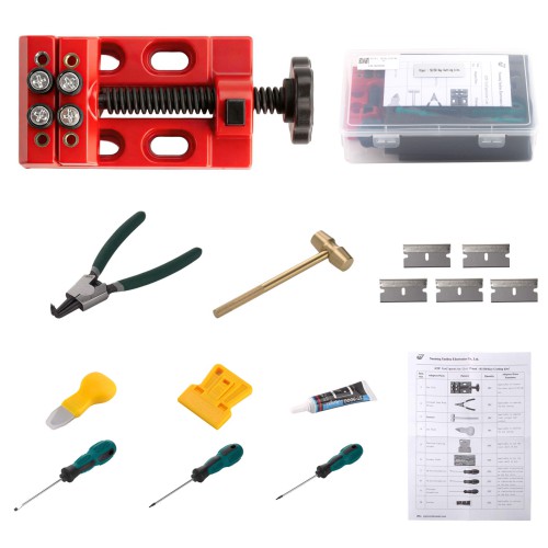 Yanhua ACDP Vtool - Kit Attrezzi per Taglio e Rimozione Guscio Chiave VAG 5C/5D