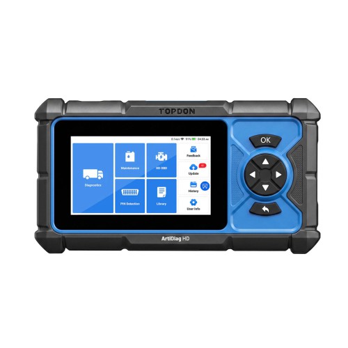2026 TOPDON Artidiag HD 5" Heavy-Duty Scan Tool Service Functions
