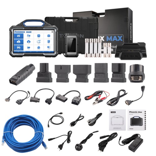 TOPDON Phoenix Max Automotive Diagnostic Scanner (Without Scope) 13.3" OE-Level Scan Tool, Docking Station, Cloud-Based Programming
