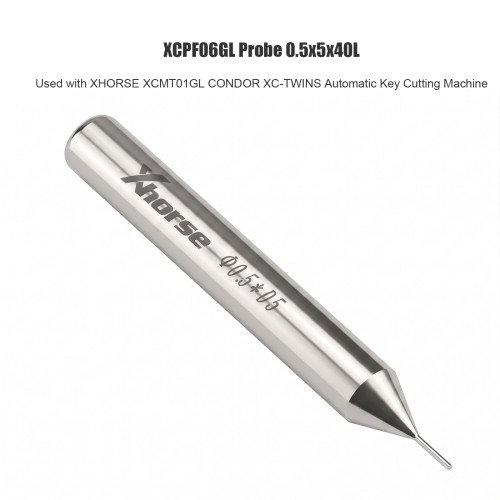 [5Pezzi/Lot]XHORSE XCPF06GL Probe 0.5x5x40L Used with XHORSE XCMT01GL CONDOR XC-TWINS Automatic Key Cutting Machine