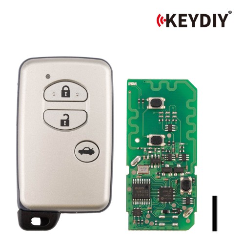 KEYDIY TIB03-3(Silver Gray) Smart Key 3 Buttons