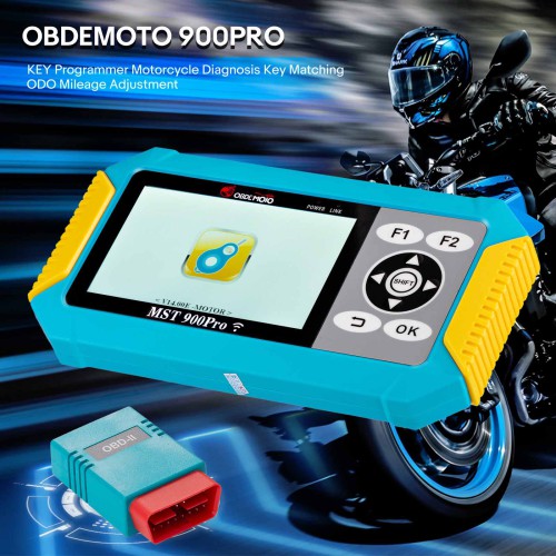 OBDEMOTO 900PRO KEY Programmer Motorcycle Diagnosis Key Matching ODO Mileage Adjustment