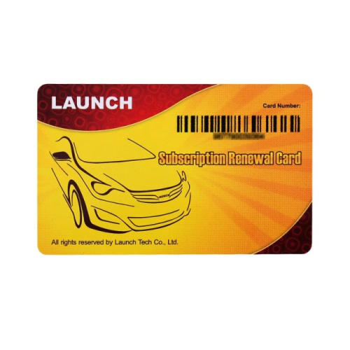 LAUNCH FORKLIFT VEHICLES Software Package Activation/ Renewal of Commercial Vehicle Software One Year Online Update Service