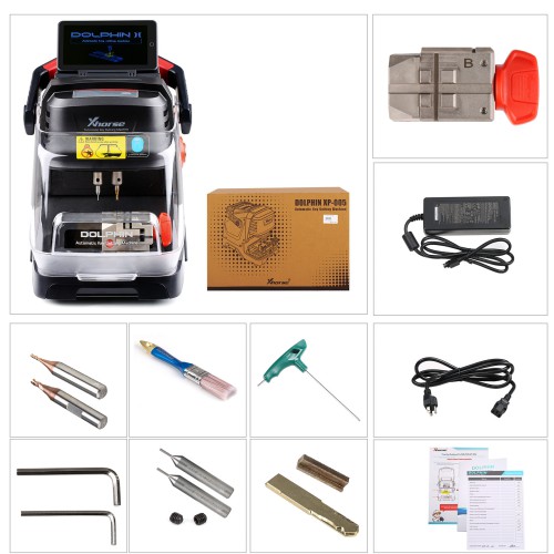Seconda-Mano 95% Nuovo Originale Xhorse Dolphin XP005L XP-005L Automatic Key Cutting Machine con Touch Screen Regolabile e Batteria