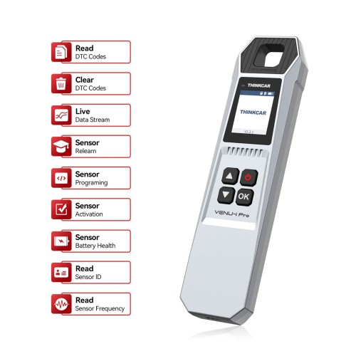 THINKCAR VENU IPRO Tire Pressure Diagnosis Tool, Supports Sensor Activation/ Programming/ Learning, Tire Pressure Fault Diagnosis