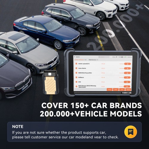 THINKCAR THINKSCAN 689BT Support CAN-FD & DoIP, OE-Level Full System Diagnostic, 35+ Maintenance Functions