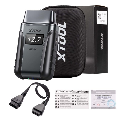 [Spedizione da UE]XTOOL A30M Scanner Diagnostica Auto Avanzato, Strumento di Diagnosi Completa del Sistema con Controllo Bidirezionale, Lettore Codici