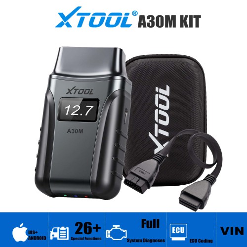 [Spedizione da UE]XTOOL A30M Scanner Diagnostica Auto Avanzato, Strumento di Diagnosi Completa del Sistema con Controllo Bidirezionale, Lettore Codici