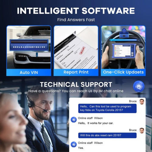 THINKCAR MUCAR VO7 OBD2 Scanner, Supports 28+ Reset Functions, OE-Level All-Systems Diagnostics, Lifetime Free Updates