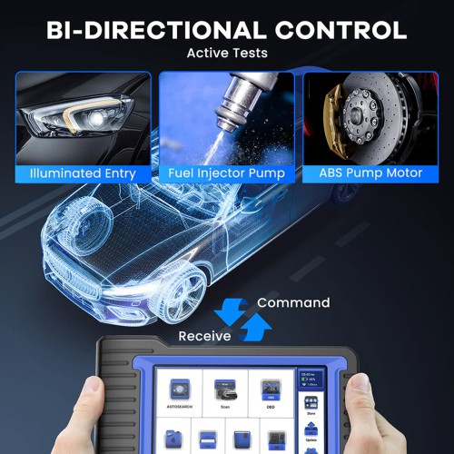 THINKCAR MUCAR VO7 S Automotive OBD2 Scanner, Supports CAN-FD Protocol, 28+ Reset Functions, OE-Level All-Systems Diagnostics, Lifetime Free Updates