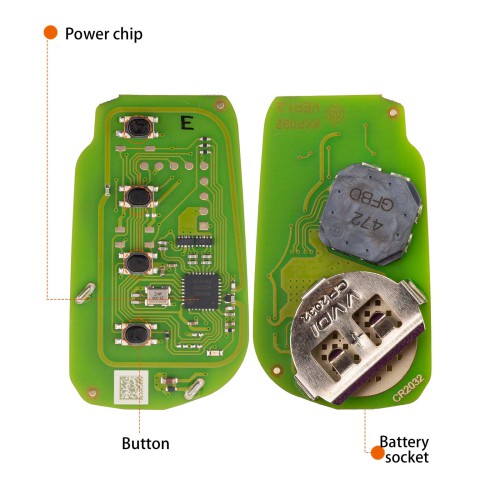 XHORSE XSGA80EN XM38 Series Universal Smart Key 5 Pezzi/Lot