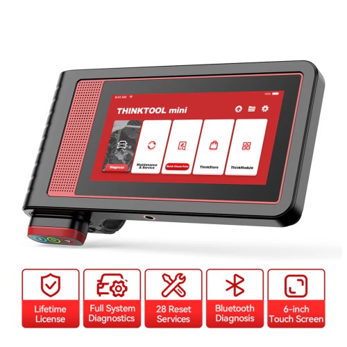THINKCAR THINKTOOL MINI, Supports 28+ Languages, 28 Reset Functions, OE-level Full System Diagnostic