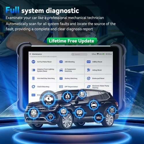 2026 MUCAR 892BT PRO Bi-directional AI Diagnostic Scanner Supports Topology CAN FD, DoIP, ECU Coding 35 Special Functions
