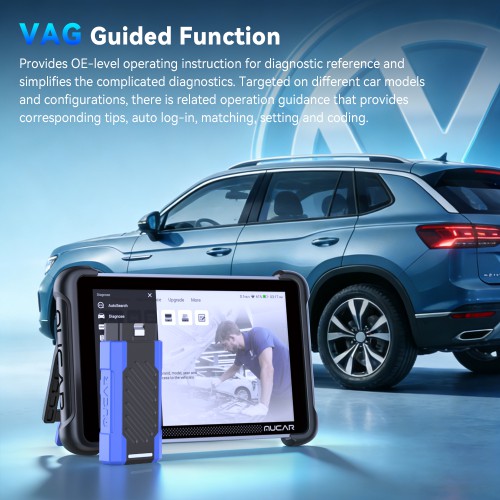 2026 MUCAR 892BT PRO Bi-directional AI Diagnostic Scanner Supports Topology CAN FD, DoIP, ECU Coding 35 Special Functions