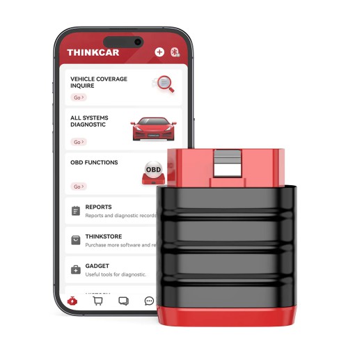 THINKCAR THINKDIAG MINI OBD2 Scanner, Supports Full System Diagnostics, Full OBD2 Diagnostic Functions, AutoVIN, 15+ Languages, Lifetime Free Uggrade
