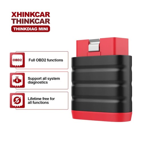 THINKCAR THINKDIAG MINI OBD2 Scanner, Supports Full System Diagnostics, Full OBD2 Diagnostic Functions, AutoVIN, 15+ Languages, Lifetime Free Uggrade