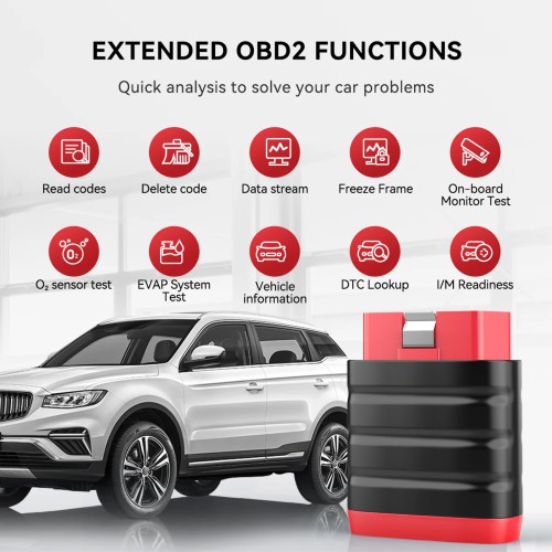 THINKCAR THINKDIAG MINI OBD2 Scanner, Supports Full System Diagnostics, Full OBD2 Diagnostic Functions, AutoVIN, 15+ Languages, Lifetime Free Uggrade