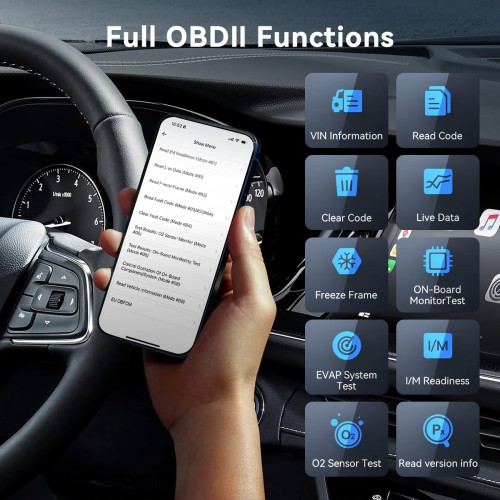THINKCAR MUCAR BT200 MAX  AI-Powered Diagnostics Scanner Supports Full OBD2 Functions, 15+ Reset Services, CAN-FD & FCA
