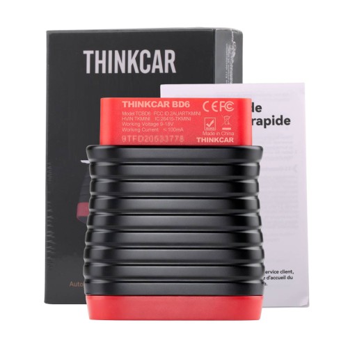 THINKCAR BD6 OBD2 Scanner Supports 5 Resets Services, 15+ Languages, AutoVIN & Full OBD2 Diagnostic Functions, Lifetime Free Updates