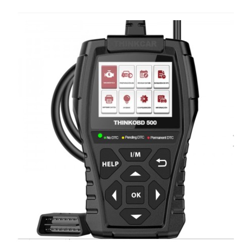 THINKCAR THINKOBD500 Handheld  OBD2 Engine Scanner, Supports Full OBD2 Diagnostics, Read/Erase Codes, Live Data, EVAP Test, Lifetime Free Updates