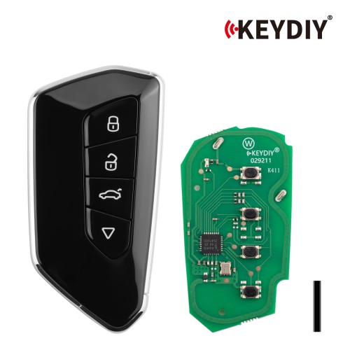 KEYDIY KD ZB25-4 Universal Smart Remote Key 4 Buttons for VW Type 5pcs/Lot