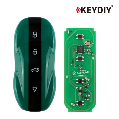 Keydiy ZB71-4 Smart Key Black Jade Green