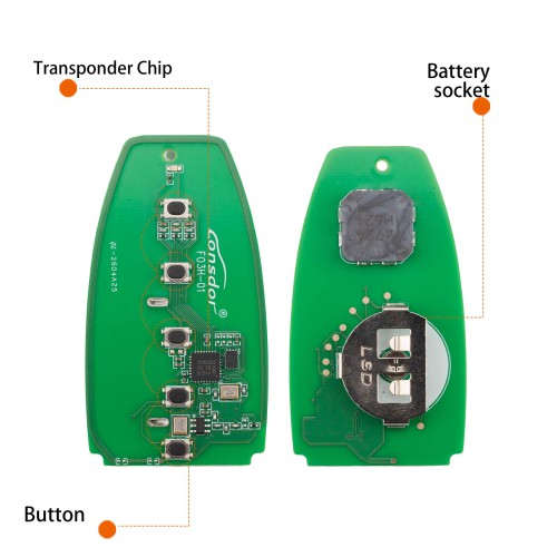 Lonsdor FO3H-0D Ford Style High Frequency Smart Key 902MHZ /868MHZ Supports ID46 ID49 Type
