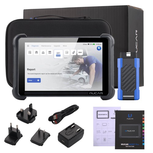2026 MUCAR 892BT PRO Bi-directional AI Diagnostic Scanner Supports Topology CAN FD, DoIP, ECU Coding 35 Special Functions