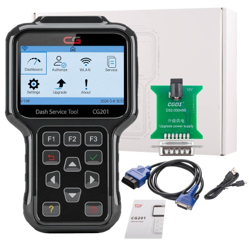 CGDI CG201 Professional Mileage Correction Tool - For Hyundai, Kia, & Dodge Dashboard Calibration Programmer Update Free Lifetime