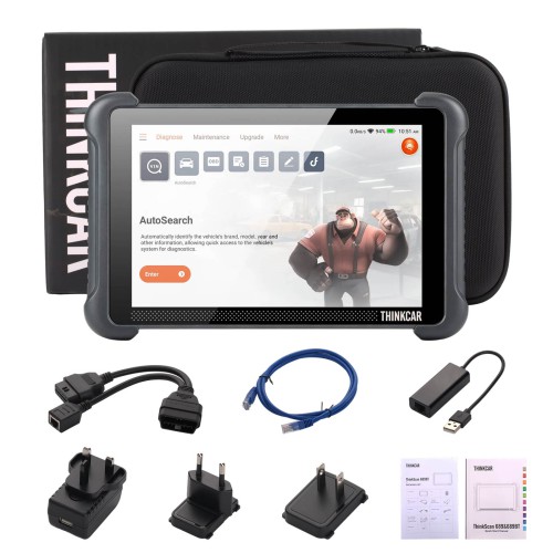 V1.2.4 THINKCAR THINKSCAN 689BT Support CAN-FD & DoIP, OE-Level Full System Diagnostic, 35+ Maintenance Functions