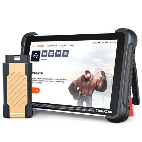 THINKCAR THINKSCAN 689BT PRO Bluetooth Diagnostic Scanner with AI Function, Supports CANFD & DOIP & J2534, 35 Reset Functions,Topology Mapping