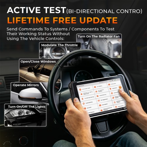 THINKCAR THINKSCAN 689BT PRO Bluetooth Diagnostic Scanner with AI Function, Supports CANFD & DOIP & J2534, 35 Reset Functions,Topology Mapping