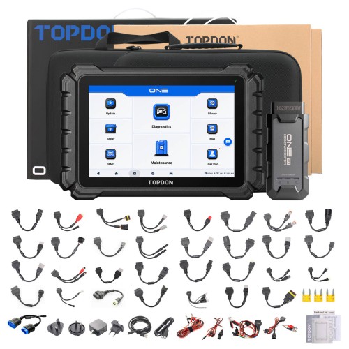 TOPDON ONE Moto Diagnostic Scanner for Motorcycles, ATVs and Marine Vehicles, Supports 2-Year Free Updates, 45 Languages