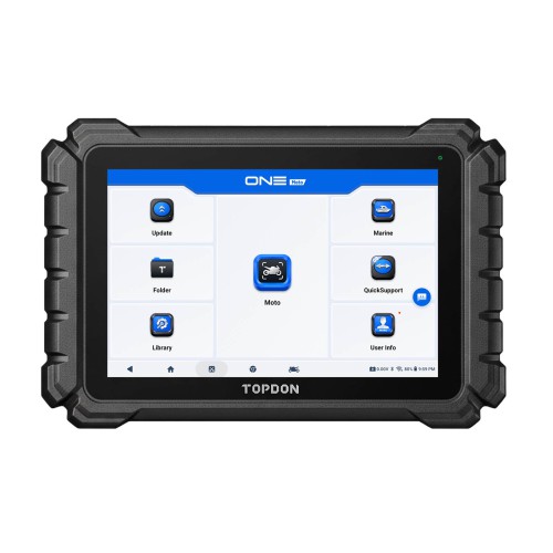 TOPDON ONE Moto Diagnostic Scanner for Motorcycles, ATVs and Marine Vehicles, Supports 2-Year Free Updates, 45 Languages