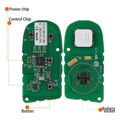 AUTEL IKEYCL004AL Chrysler, 4 Buttons, Smart Universal Key