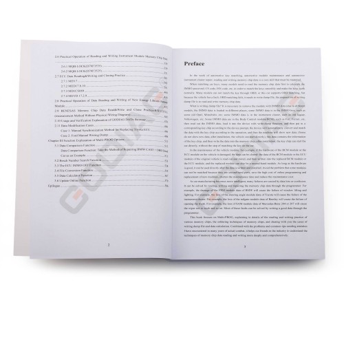 GODIAG Xhorse Multi Prog Mastering Programming BOOK