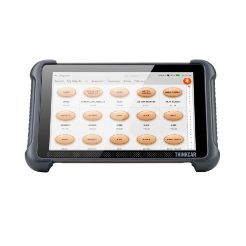 V1.2.4 THINKCAR THINKSCAN 689BT PRO Bluetooth Diagnostic Scanner with AI Function, Supports CANFD & DOIP & J2534, 35 Reset Functions,Topology Mapping