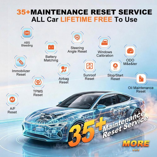 V1.2.4 THINKCAR THINKSCAN 689BT PRO Bluetooth Diagnostic Scanner with AI Function, Supports CANFD & DOIP & J2534, 35 Reset Functions,Topology Mapping