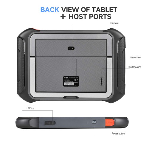 XTOOL D9 MAX OBD2 Scanner, Bidirectional Scan Tool with Topology Mapping, J2534 Reprogramming, 45+ Relearns, ECU Coding