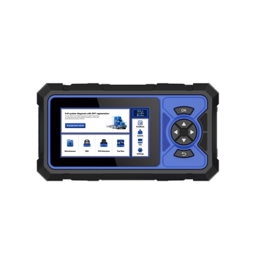 MUCAR 563HD Heavy-duty Diagnostic Scanner, Supports Full-system Diagnostics, 71 Truck Brands, 8 Maintenance Reset Functions