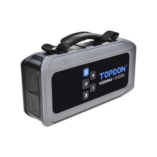 TOPDON V2200Air 2-in-1 2200 Peak Amp Jump Starter & Tire Inflator