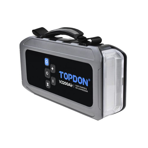 TOPDON V2200Air 2-in-1 2200 Peak Amp Jump Starter & Tire Inflator