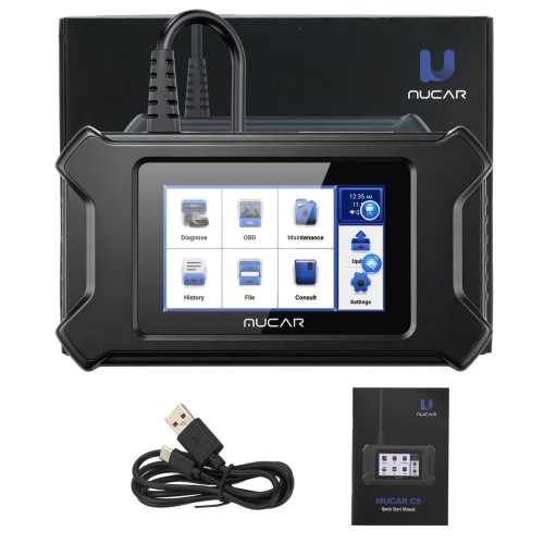 THINKCAR MUCAR CS90 Diagnostic Scanner Supports Engine System Diagnoses, 28 Reset Service Functions, ECM Diagnosis,  Full OBDII Diagnostics