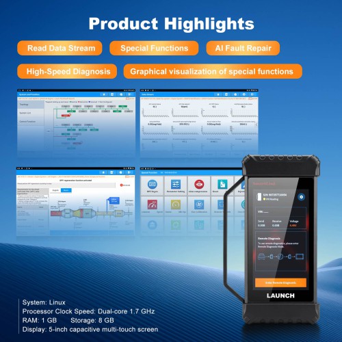LAUNCH X-431 SmartLink C HD V2 Commercial Vehicle Overseas Online Expansion Package