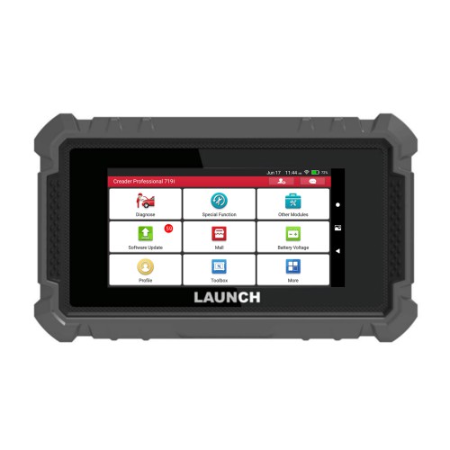 2026 LAUNCH Creader Professional 719I Supports CAN FD and DOIP, Full OBD Functions, 24 Reset Services, LAUNCH AI, Lifetime Free Upgrade