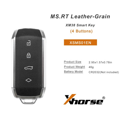 XHORSE XSMS01EN 4 Buttons XM38 Smart Remote